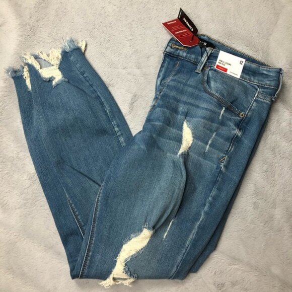 NWT Express Ankle Distressed Legging Mid rise - Picture 2 of 10